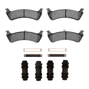 Ford Explorer Sport Brake Pads - Rear - R1 Concepts - Semi Met - `95-`02